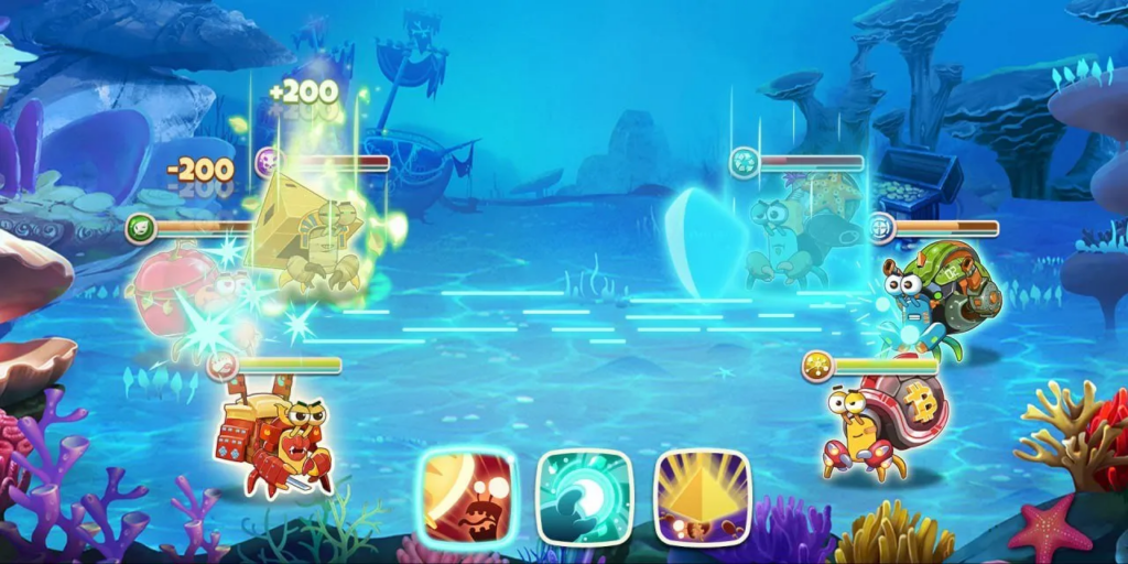 Hình ảnh trong game Crabada. Nguồn: gamefinity.com