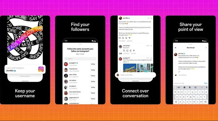 Ứng dụng Threads của Instagram được liệt kê trong cửa hàng Google Play