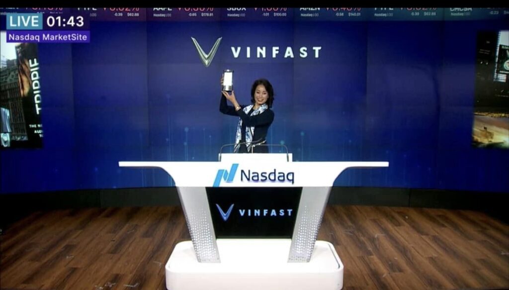 VinFast chính thức niêm yết trên Nasdaq Global Select Market.