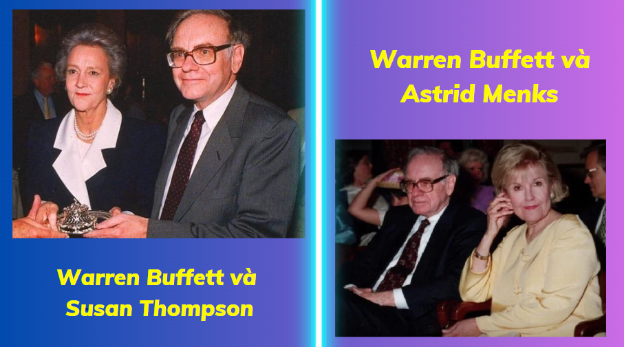 Ông Warren Buffett và 2 vợ