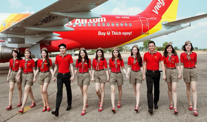 Trang phục tiếp viên hàng không của Vietjet