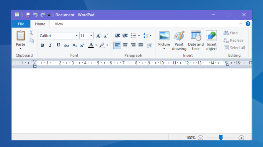 Các tính năng của WordPad được coi là đủ để đáp ứng nhu cầu soạn thảo văn bản cơ bản của người dùng.