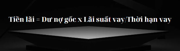 Cách tính lãi suất cố định